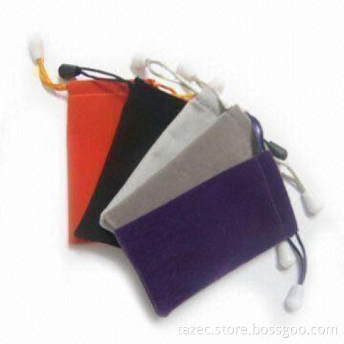 Universal Fleece Pouches for MP3 Players and Mobile Phones, Easy to Use